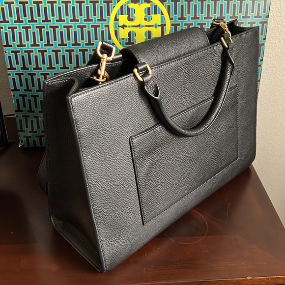 Tory Burch Black Satchel handbag - Picture 2 of 4